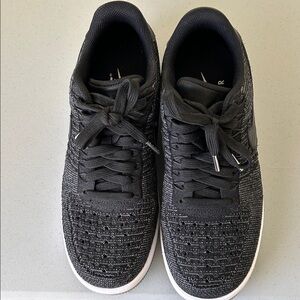 Nike AF1 flyknit shoes. Black heather. Sz 8.5